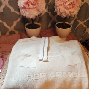 Plus Size Under Armour Cream Hoodie